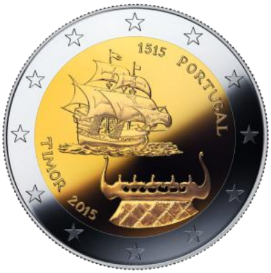 Portugāle 2 eiro piemiņas monēta 