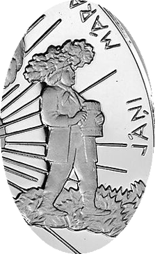 Latvijas sudraba 5 eiro Gadskārtu monēta