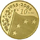 10 euro coin EU flag