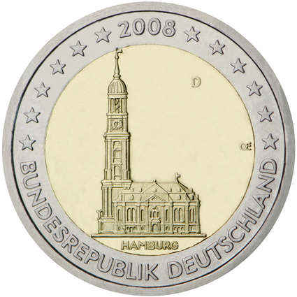 Vācija 2 eiro piemiņas monēta 