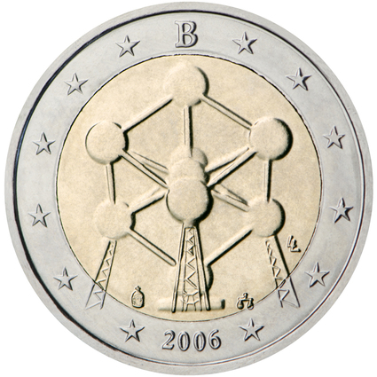 Beļģija 2 eiro piemiņas monēta 