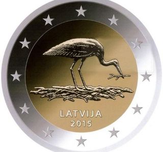 Latvijas 2 eiro piemiņas monēta 