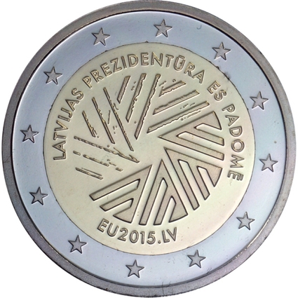 Latvija 2 eiro piemiņas monēta 