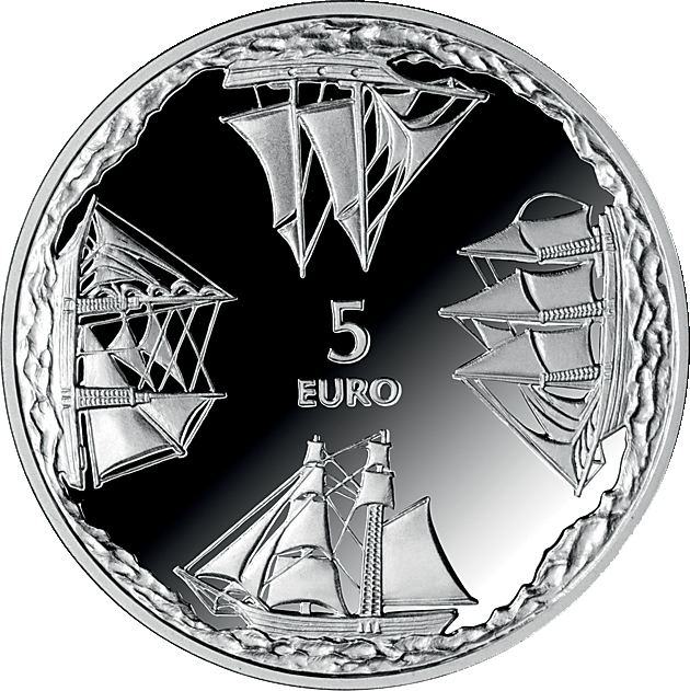 Latvijas kolekcijas 5 eiro monēta 