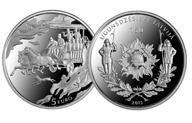 Ugunsdzēsībai Latvijā 150 monēta