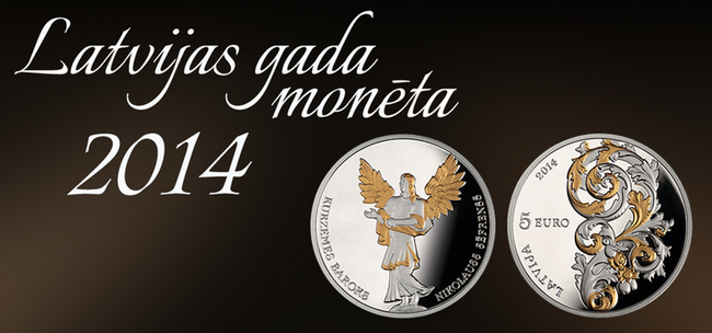 Latvijas gada monēta 2014 apbalvojums