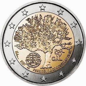 Portugāle 2 eiro piemiņās monēta 