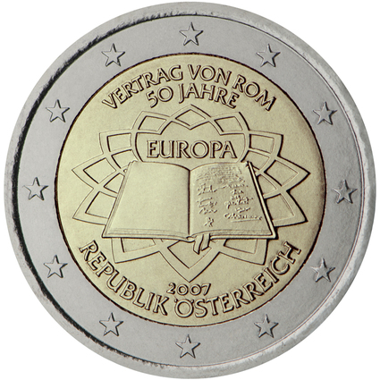 Austrija 2 eiro piemiņas monēta 