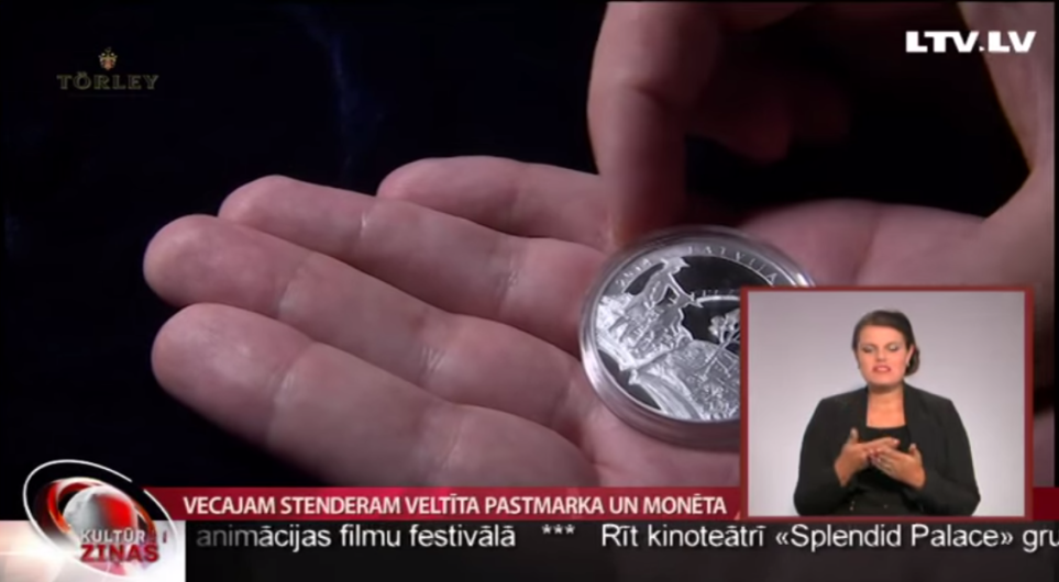 sudraba 5 eiro monēta Vecais Stenders