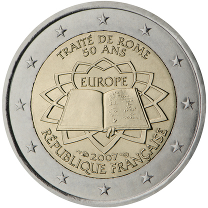 Francija 2 eiro piemiņas monēta 