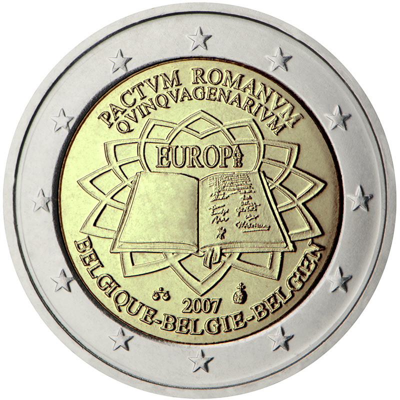 Beļģija 2 eiro piemiņas monēta 