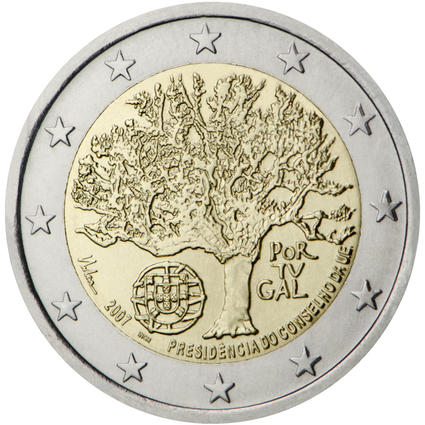 Portugāle 2 eiro piemiņas monēta 