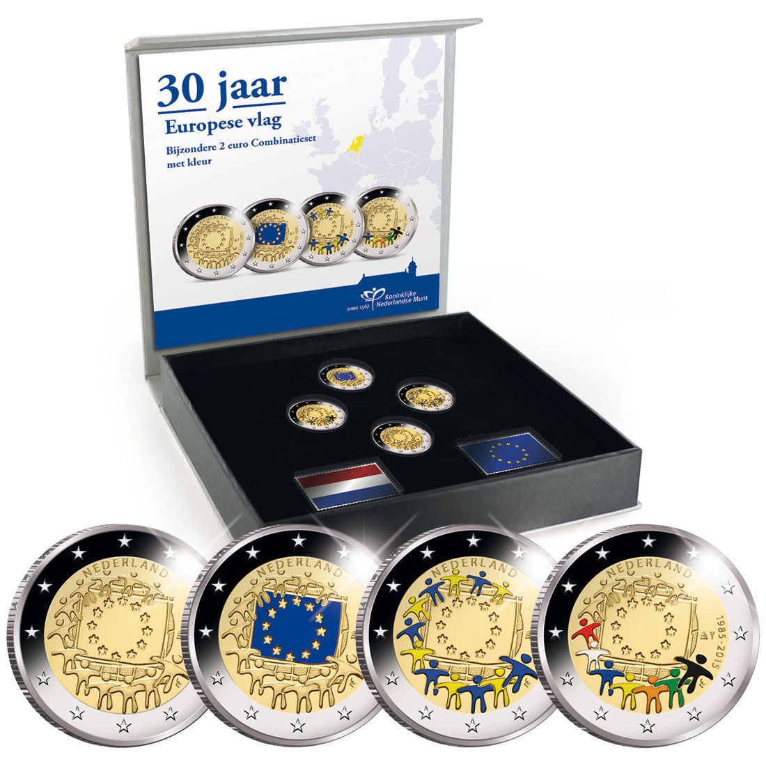 Nīderlande 2 euro Eiropas Savienības karogs, 2015. gads