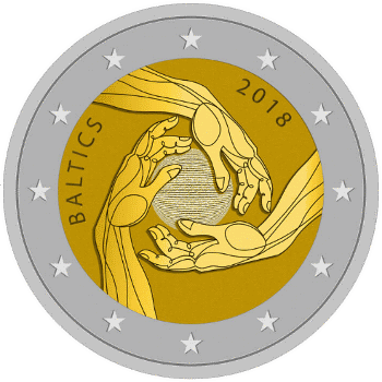 2 euro baltijas valstu 100 gadu jubileja
