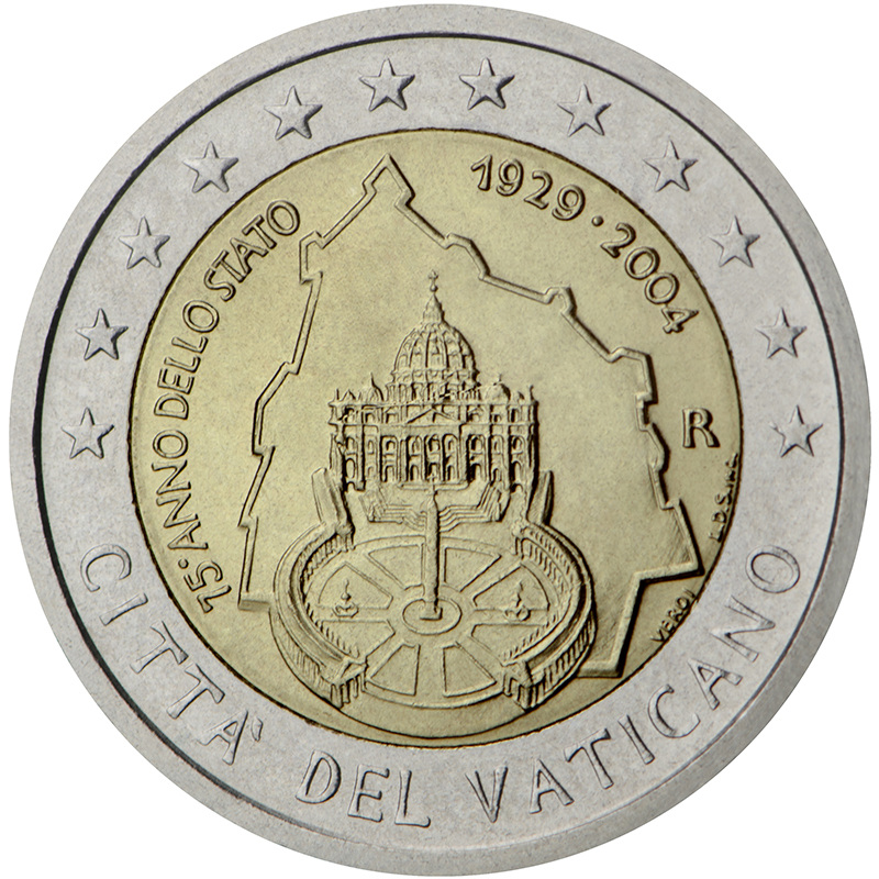 Vatikāns 2 eiro piemiņas monēta 