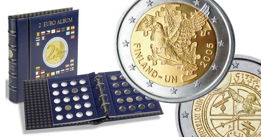 2 eiro jubilejas monētas
