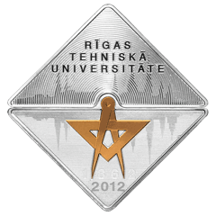 1 Lats Rīgas Tehniskā universitāte (reverss)