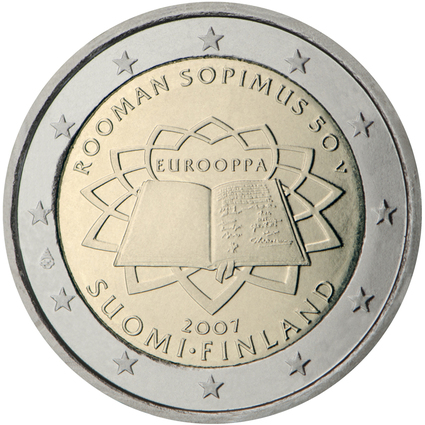 Somija 2 eiro piemiņas monēta 