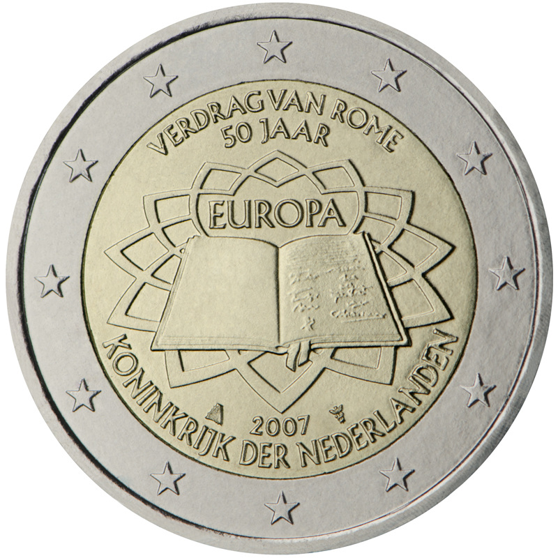 Nīderlande 2 eiro piemiņas monēta 