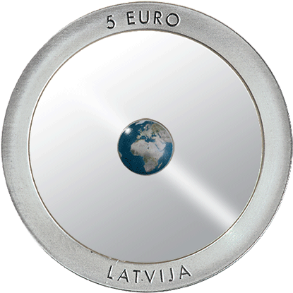 latvijas monēta zeme 2016
