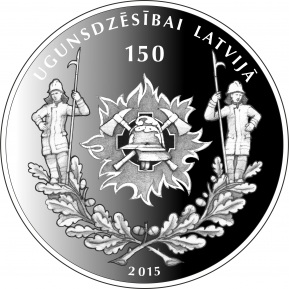 Ugunsdzēsībai Latvija monēta