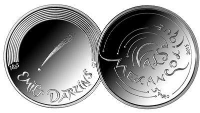 Latvijas 5 eiro monēta Melanholiskais valsis