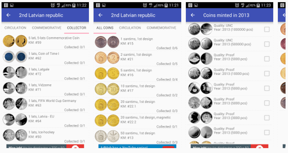 coins of latvia app catalogue